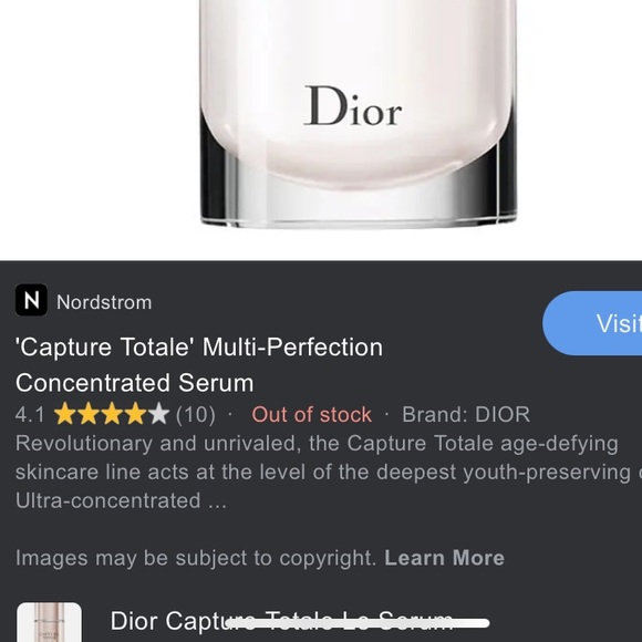 Dior Capture Totale Concentrate Multi Perfection